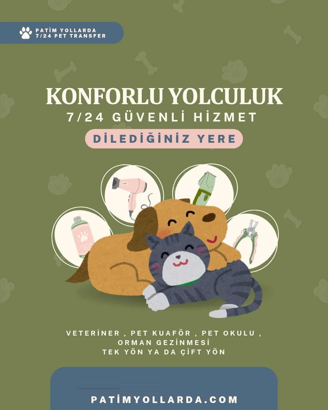 Patim Yollarda Pet Taksi